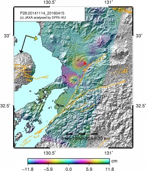 熊本地震：InSARによる地殻変動解析